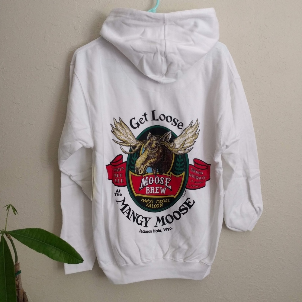 New! Wyoming Mangy Moose hooded sweatshirt